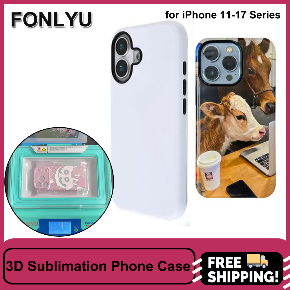 Phone Case Blank Print - 10 Stück 2-in-1 3D Sublimations-Handyhüllen für