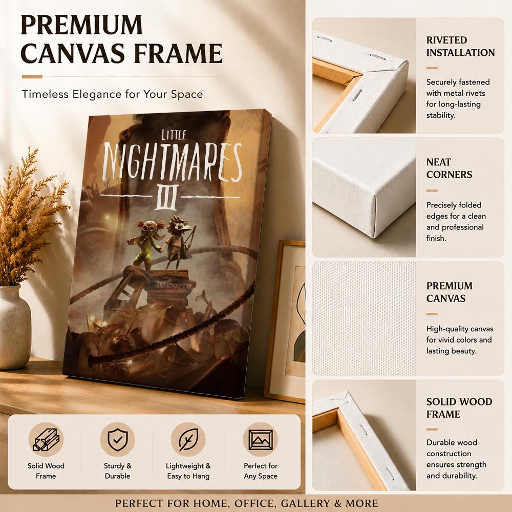 Spiel L-Little Nightmares Anim – Canvas Wrap Ready Bewertung und Preis