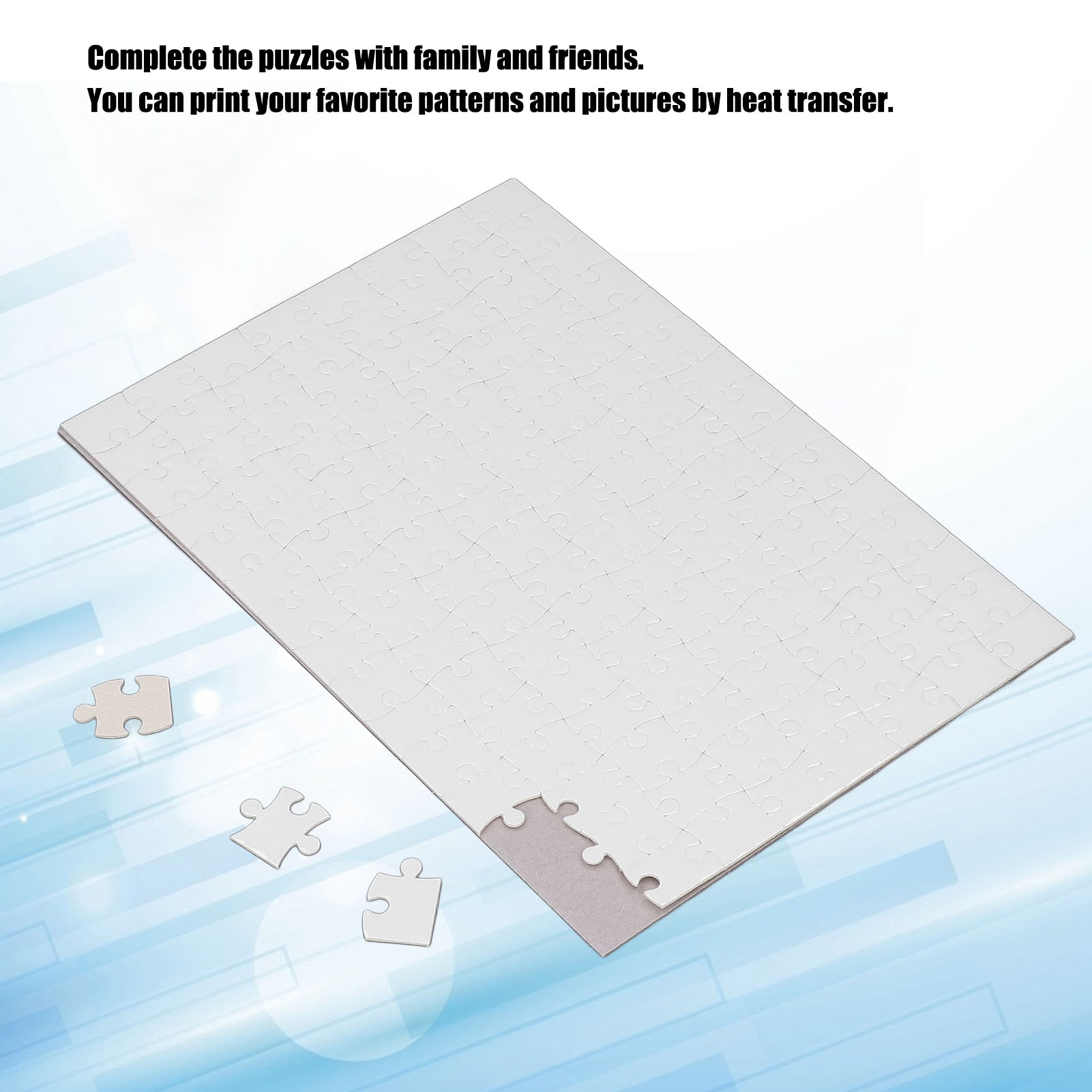 Druck-Puzzle 10 Sets Blanko-Pu – Puzzle Blank White Bewertung und Preis