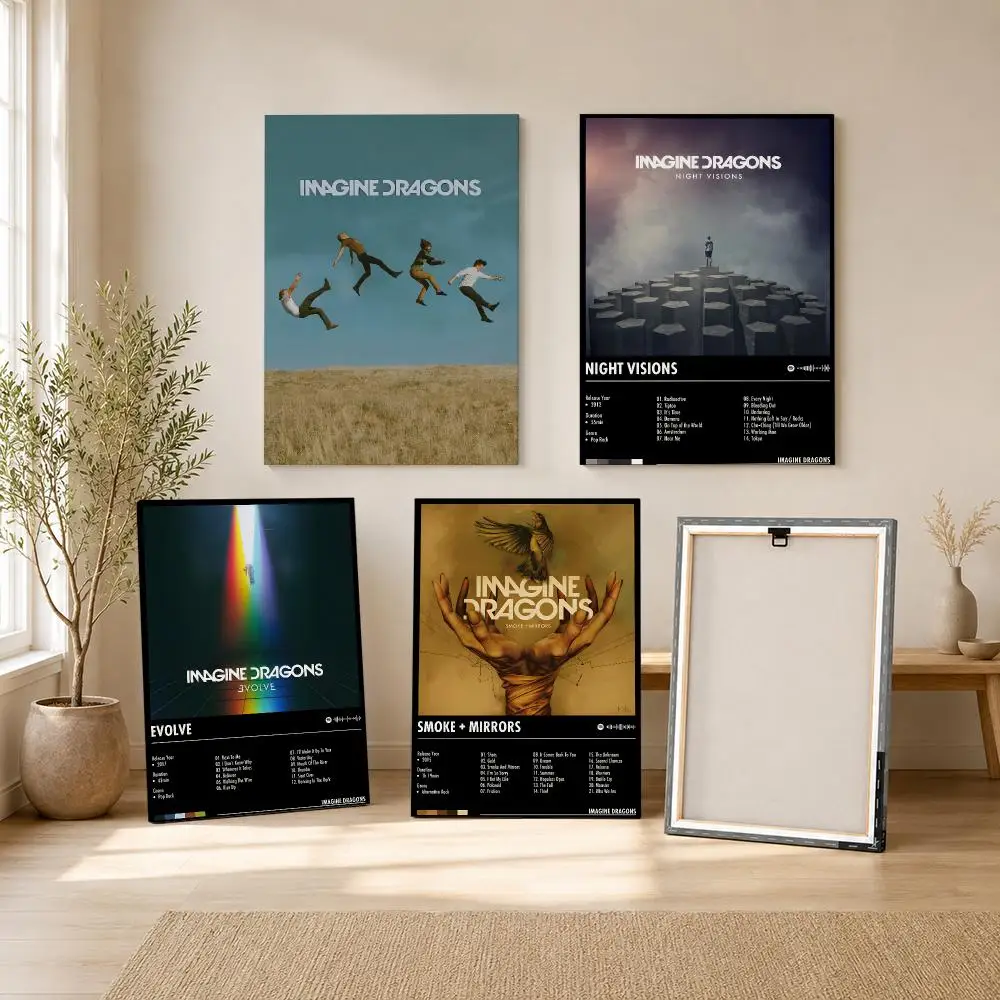 Rockband I-imagine Dragons, Ge – Canvas Wrap Ready Bewertung und Preis