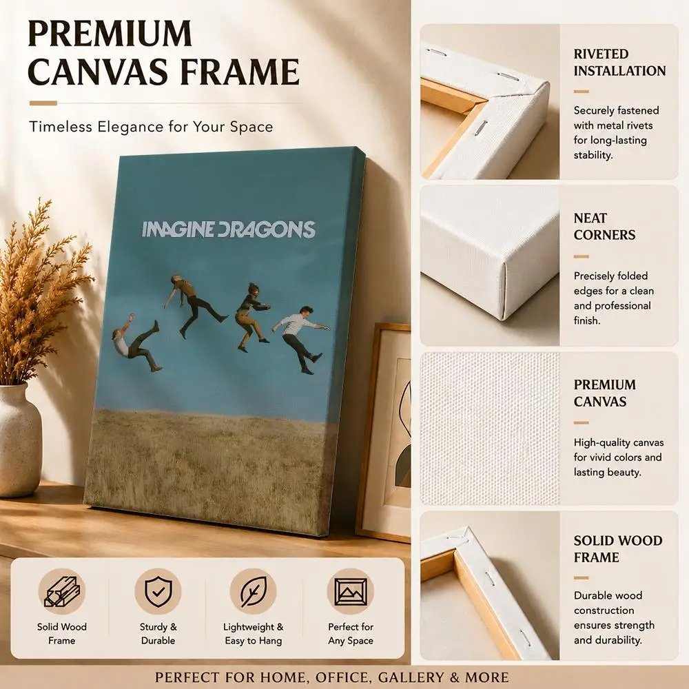 Rockband I-imagine Dragons, Ge – Canvas Wrap Ready Bewertung und Preis