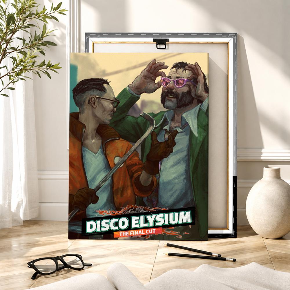 D-Disco Elysium Heißes Videosp – Canvas Wrap Ready Bewertung und Preis